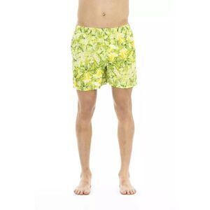 Just Cavalli Floral Print Swim Trunks Men Green Swimwear